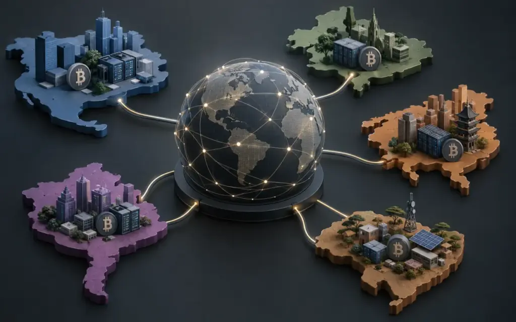 Adoção regional não equivale a valorização uniforme — Mercado cripto em geral