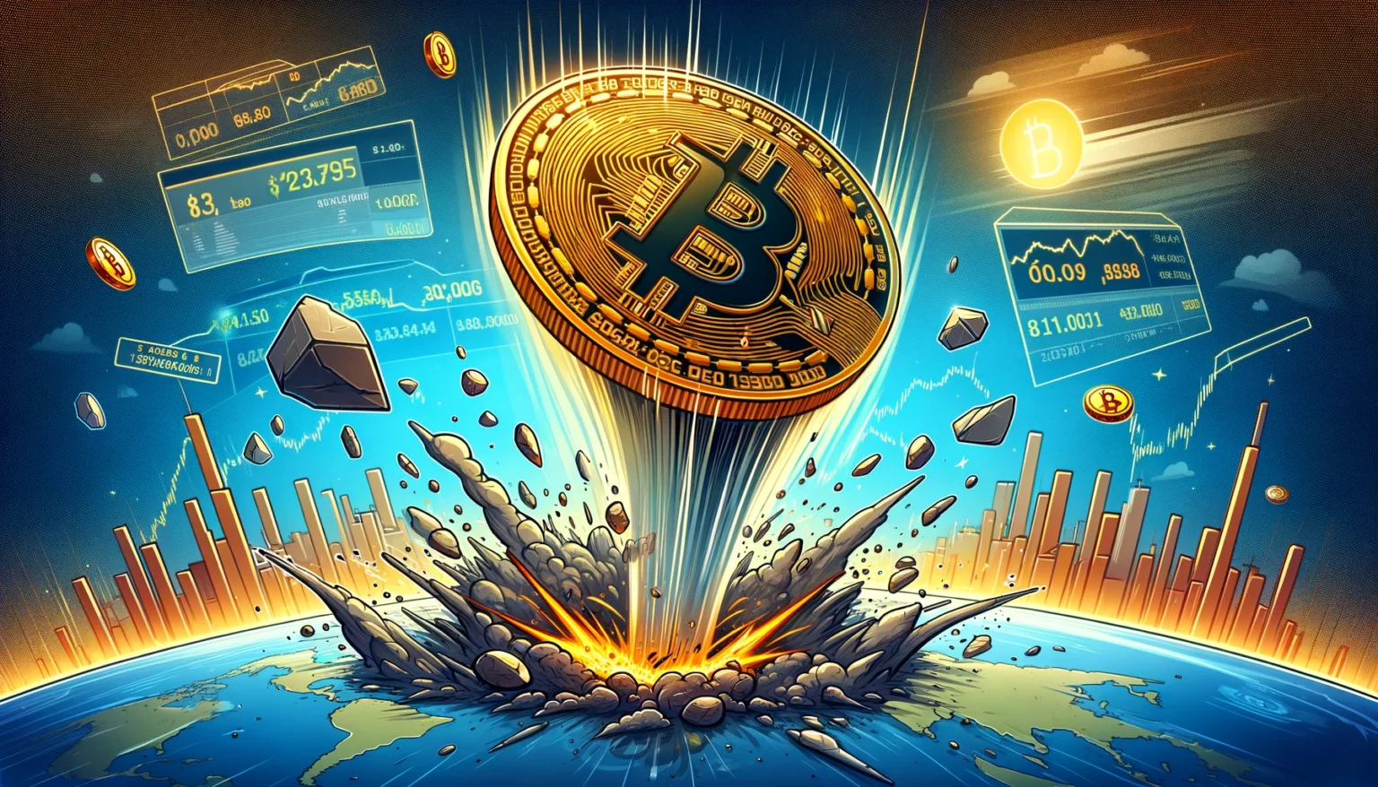 Bitcoin despenca