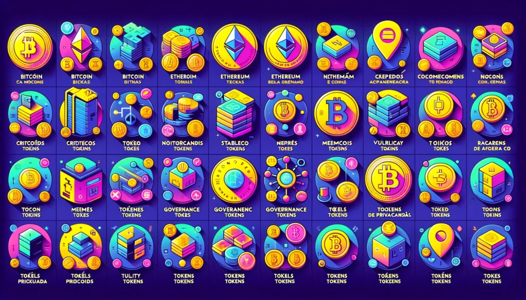 Tipos de Criptomoedas