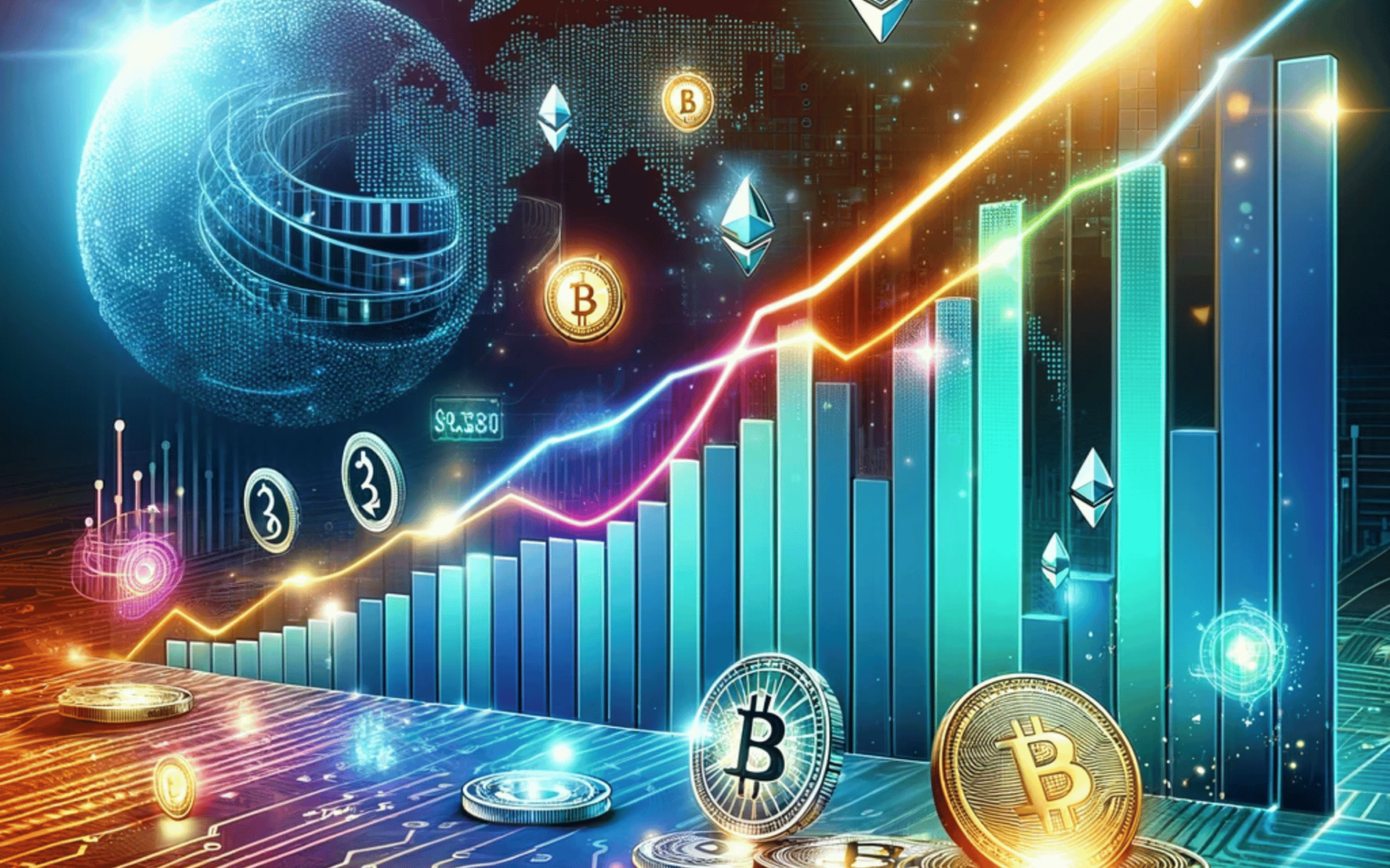 criptomoedas em alta