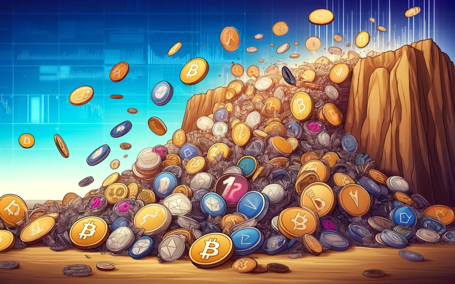 despejo de criptomoedas