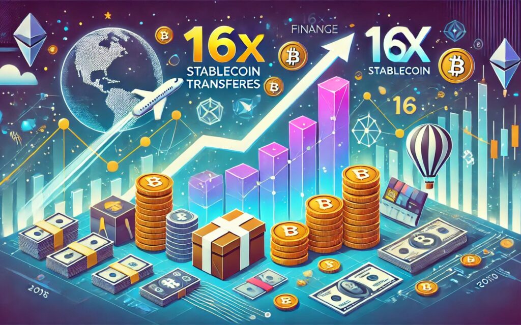 Aumento Exponencial nas Transferências de Stablecoins