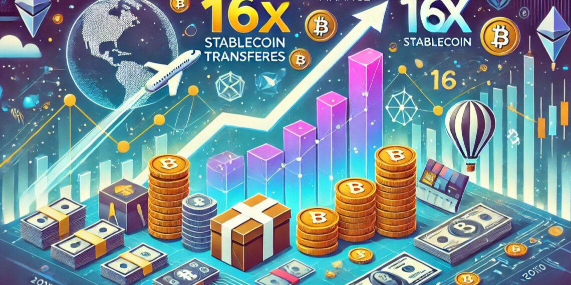 Aumento Exponencial nas Transferências de Stablecoins