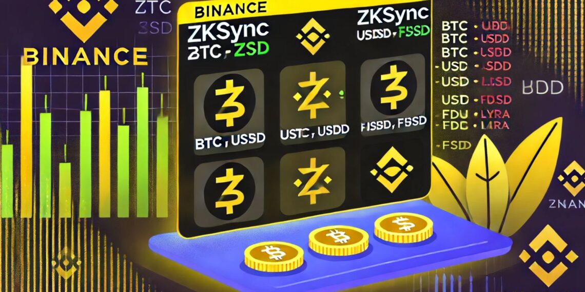 Binance Anuncia Listagem e Programa de Distribuição de Tokens ZKsync (ZK)