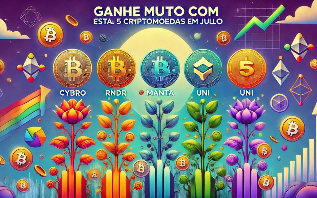 Ganhe Muito com Estas 5 Criptomoedas em Julho