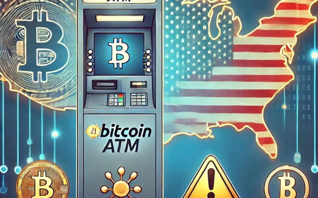 Fraudes em Caixas Eletrônicos de Criptomoedas Crescem nos EUA