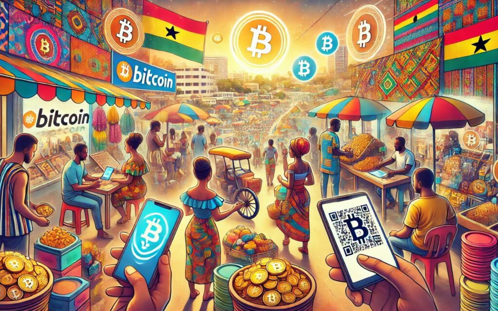 Crescimento do Bitcoin em Gana