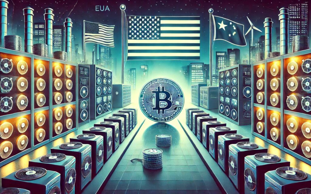 Mineração de Bitcoin nos EUA Ganha Força