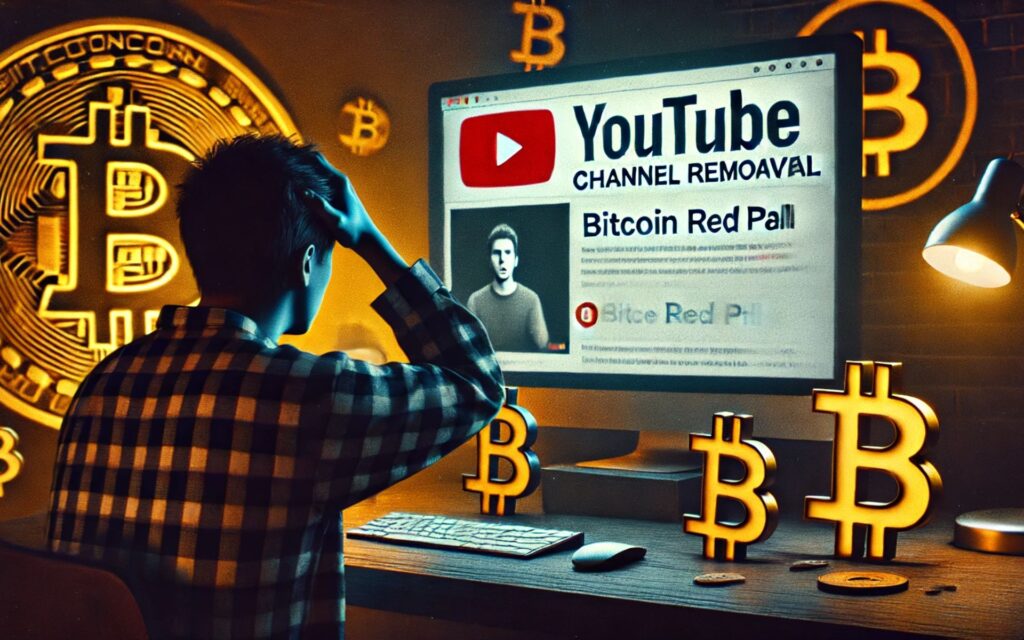 YouTube remove canal Bitcoin Red Pill