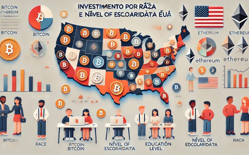 Investidores de Criptomoedas nos EUA São Jovens, Ricos e Asiáticos
