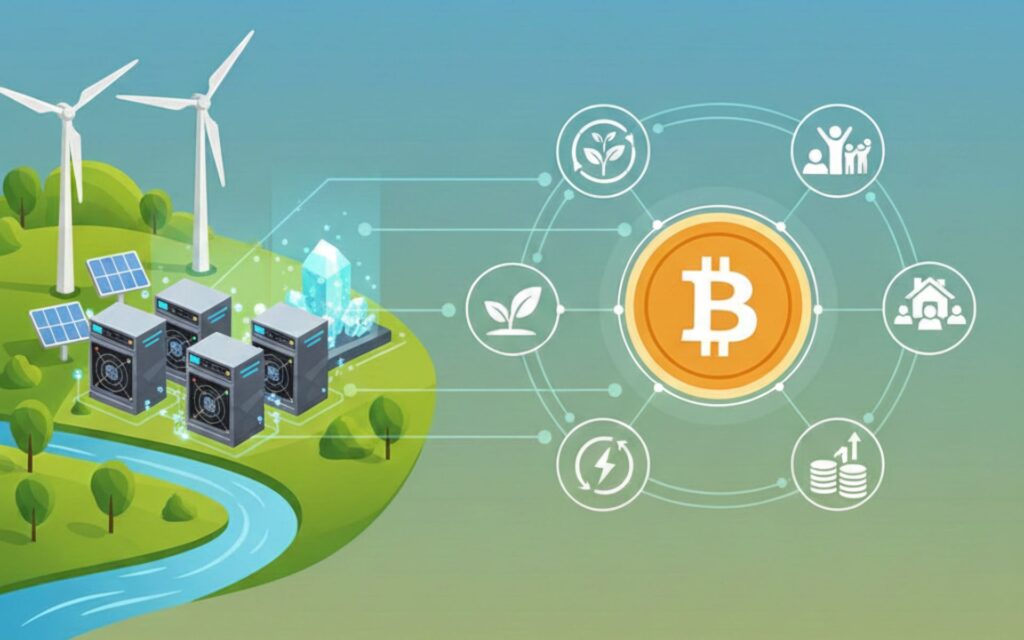 Mineração de Bitcoin Sustentável verde (1)