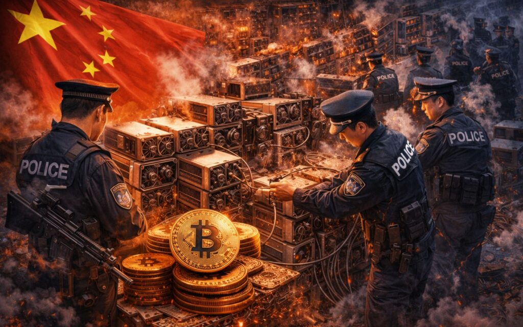 CHOQUE NA REDE BITCOIN: China Desliga em Segredo MEIO MILHÃO de Máquinas de Mineração e Derruba 100 EH/s do Hashrate Global!