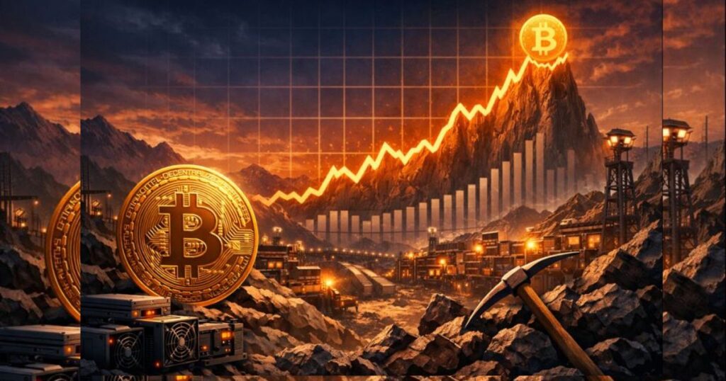 Dificuldade de Mineração do Bitcoin Atinge Níveis Próximos a Recordes no Final de 2025