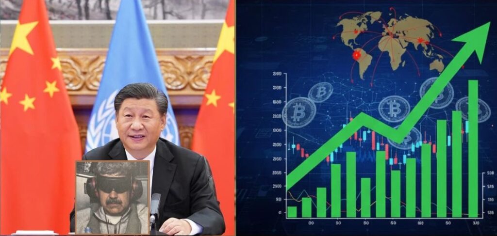 China Exige Libertação Imediata de Maduro e Eleva Tensão Global — Criptomoedas Reagem ao Risco Geopolítico