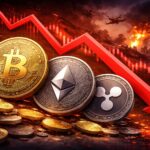 Israel ataca Gaza e mercado cripto despenca: mais de US$ 100 bilhões evaporam