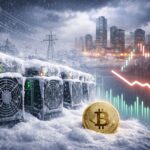 Tempestade de Inverno nos EUA Derruba Hashrate do Bitcoin, Mas Mercados Ignoram o Impacto