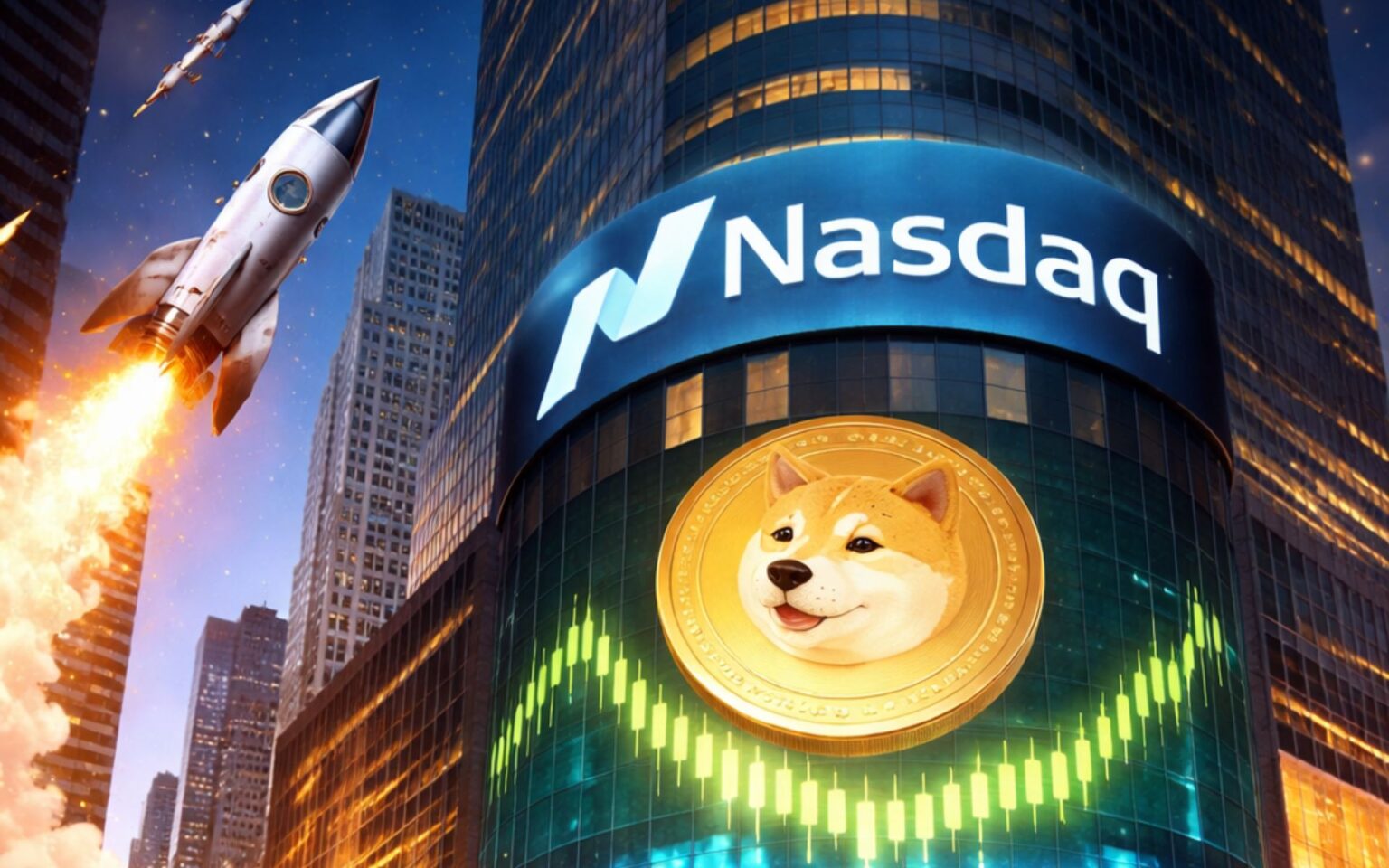 Um Dia Histórico para o Dogecoin: Primeiro ETF Spot Começa a Negociar na Nasdaq