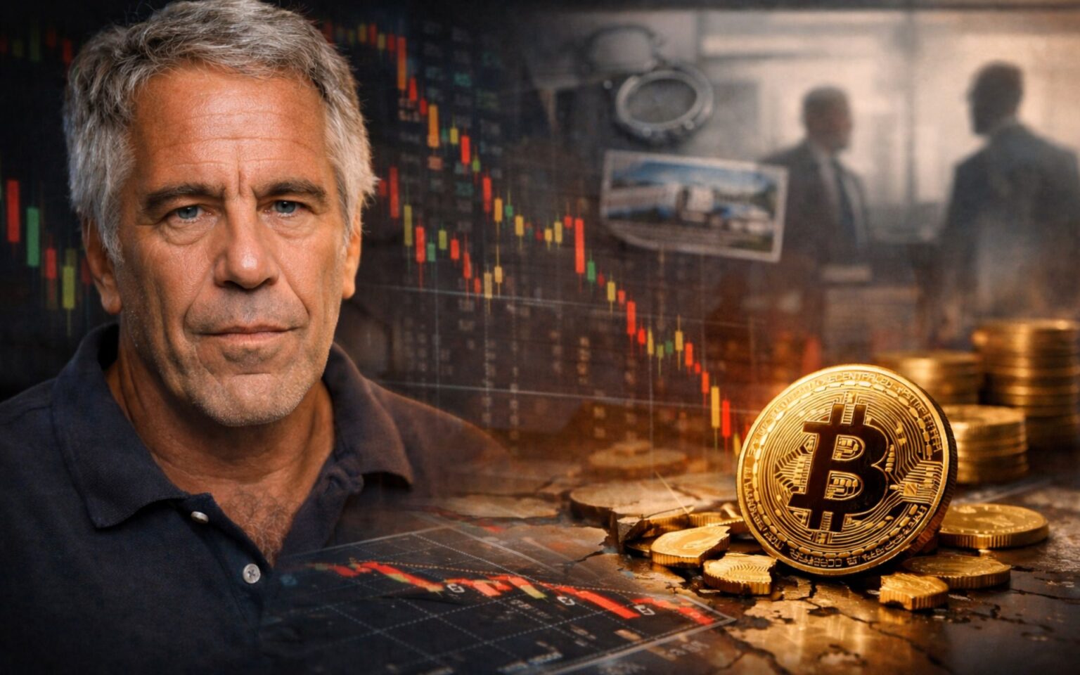 A queda do Bitcoin hoje tem algo a ver com a ligação com Jeffrey Epstein?