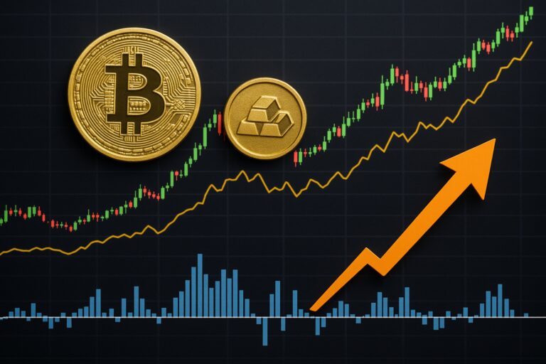 Análise do Índice Z da Relação Bitcoin-Ouro Indica Rali Importante à Frente