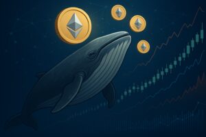 Baleia do Ethereum Adquire R$ 500 milhões em ETH com Atividade em Cadeia em Níveis Recordes