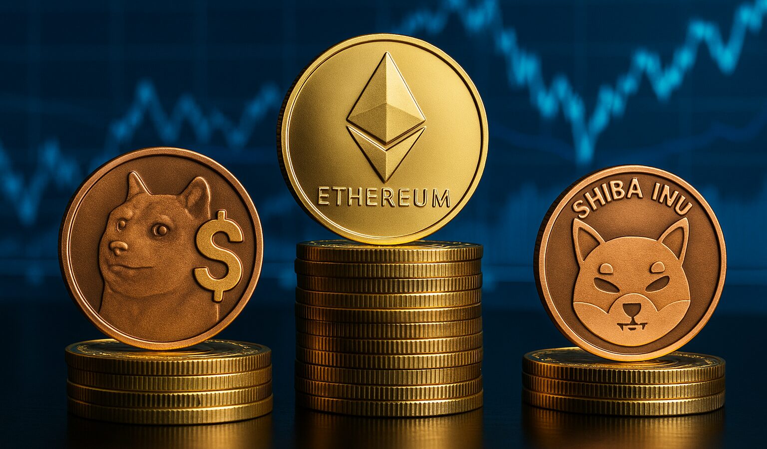 Dogecoin Busca Remoção de Zeros e Pode Indicar Redenção para Ethereum, Enquanto Shiba Inu Mostra Potencial de Crescimento Rápido