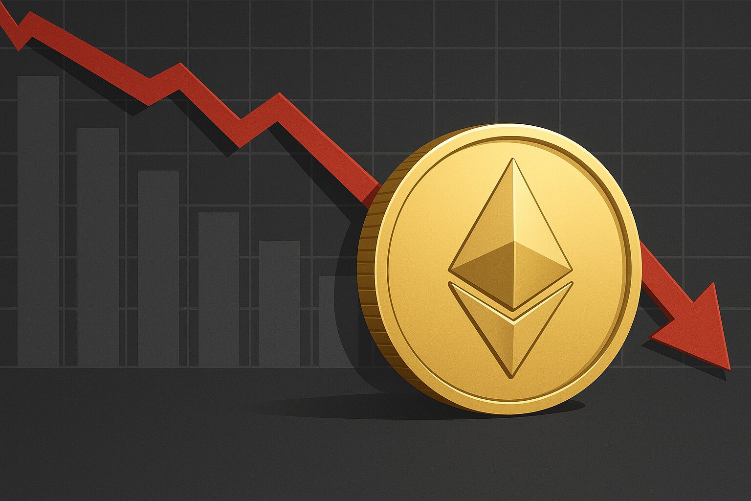 Ethereum registra sexto mês consecutivo em queda