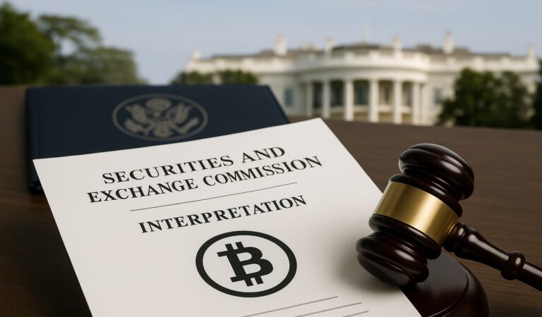 SEC Envia Proposta de Interpretação sobre Cripto para Revisão na Casa Branca