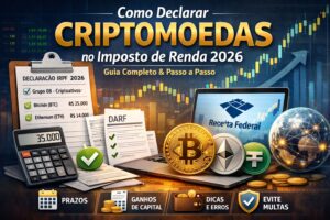 Como Declarar Criptomoedas no Imposto de Renda 2026 – Guia Definitivo (Passo a Passo)
