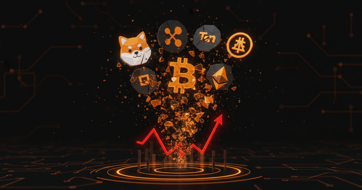 Análise de Preços: Shiba Inu, XRP, Toncoin, Bitcoin e Ethereum Enfrentam Quebras e Colapso no Momentum de Alta em 9 de Maio