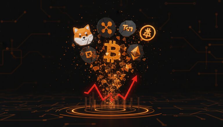 Análise de Preços: Shiba Inu, XRP, Toncoin, Bitcoin e Ethereum Enfrentam Quebras e Colapso no Momentum de Alta em 9 de Maio