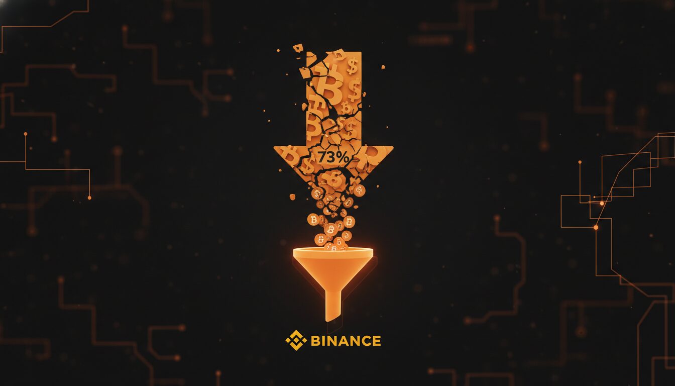 Desinvestimentos de investidores de varejo na Binance reduzem influxos de Bitcoin em 73%