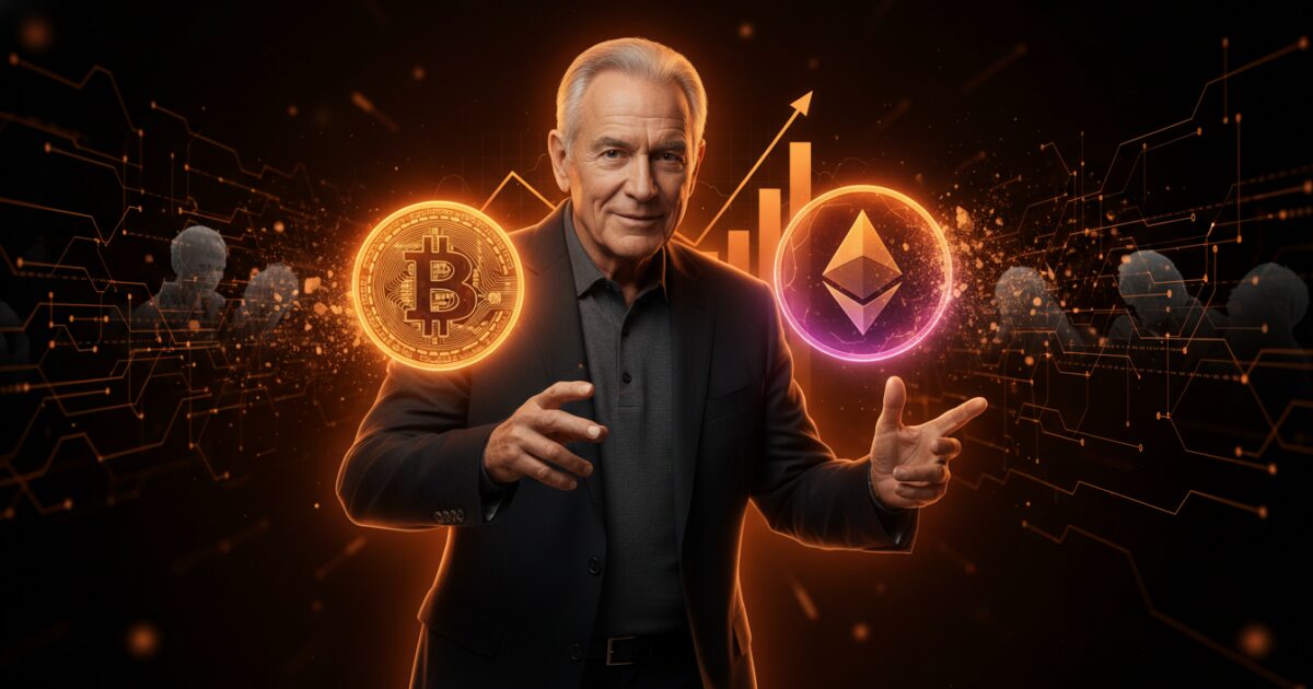 Kiyosaki, autor de 'Pai Rico, Pai Pobre', aponta Bitcoin e Ether como solução na crise dos Boomers