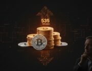 Strategy anuncia aquisição de 535 bitcoins enquanto Saylor comenta sobre possíveis vendas.