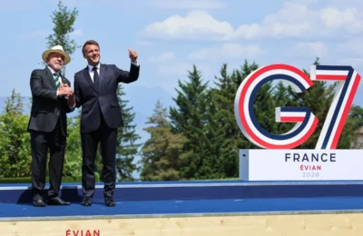 G7 reúne líderes mundiais em cúpula em Évian, França