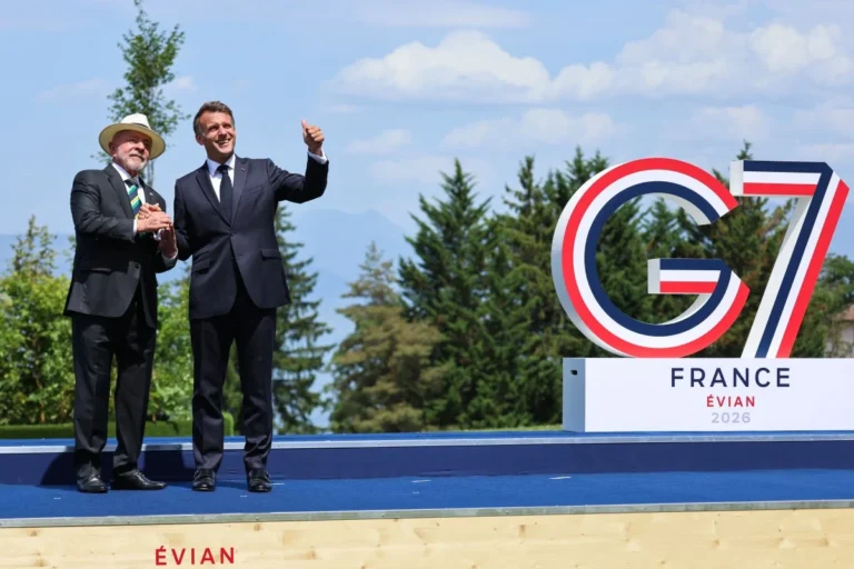 G7 reúne líderes mundiais em cúpula em Évian, França