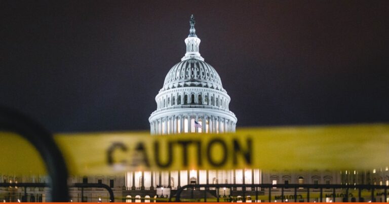 Capitólio dos Estados Unidos em Washington, sede do Congresso onde senadores discutem projetos sobre criptomoedas