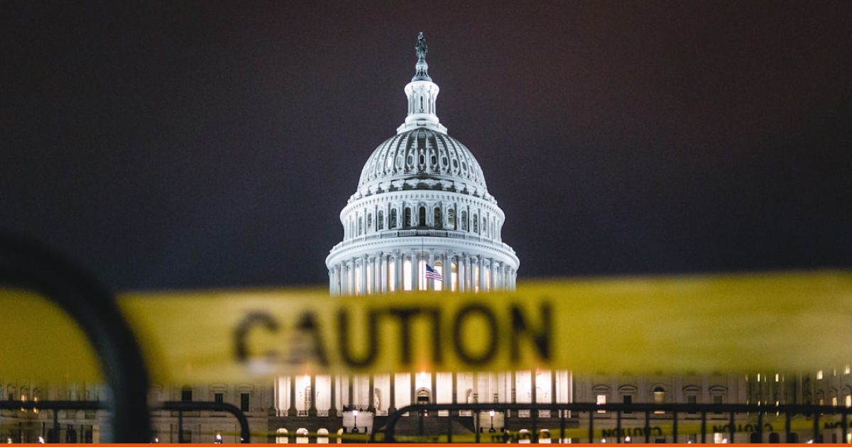 Capitólio dos Estados Unidos em Washington, sede do Congresso onde senadores discutem projetos sobre criptomoedas