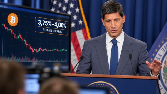 Fed eleva juros para até 4% e Bitcoin recua após decisão nos EUA