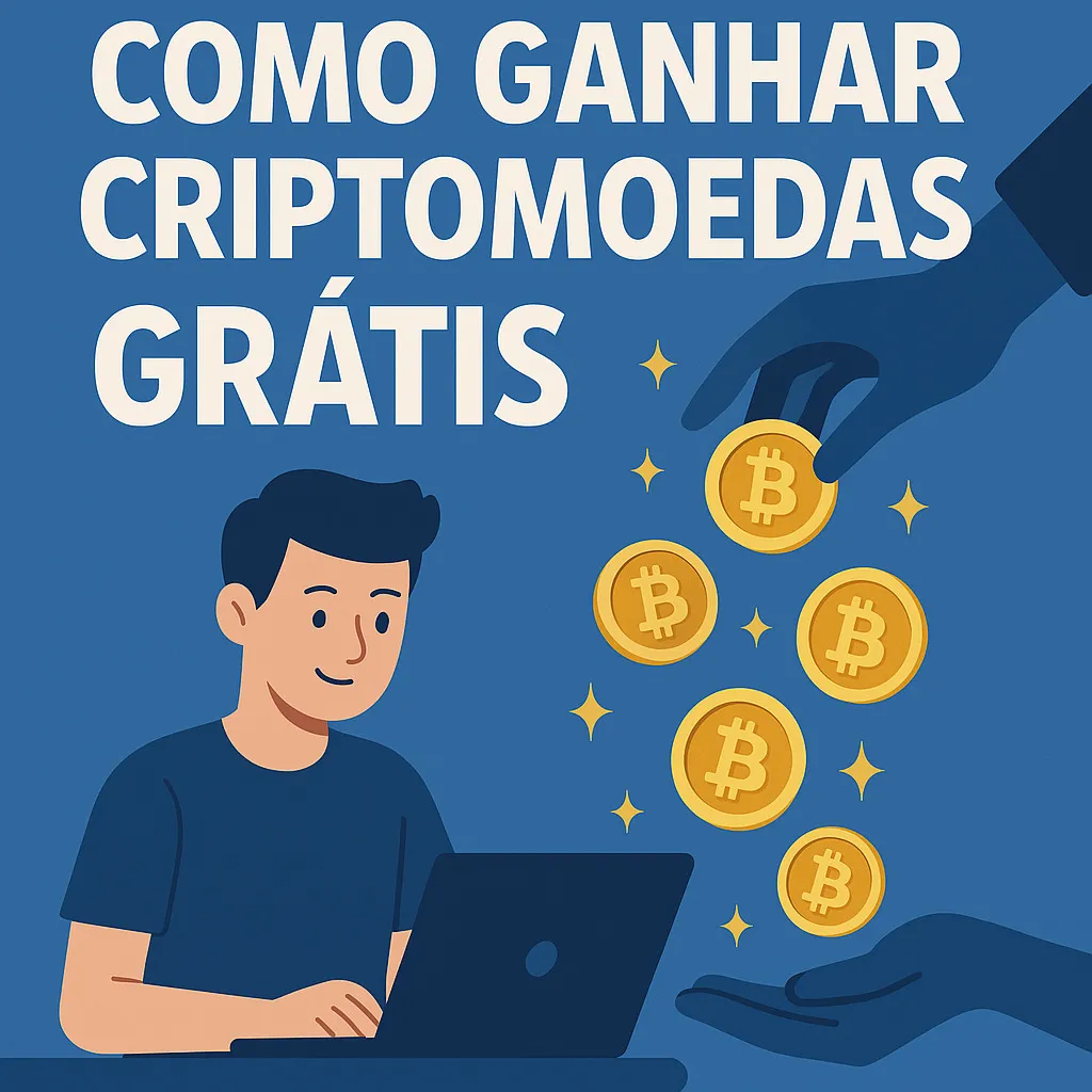 Como Ganhar Criptomoedas de Graça